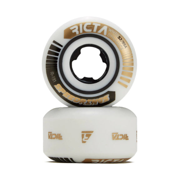 Ricta Speedrings Slim White / Gold Wheels - 52mm 99a