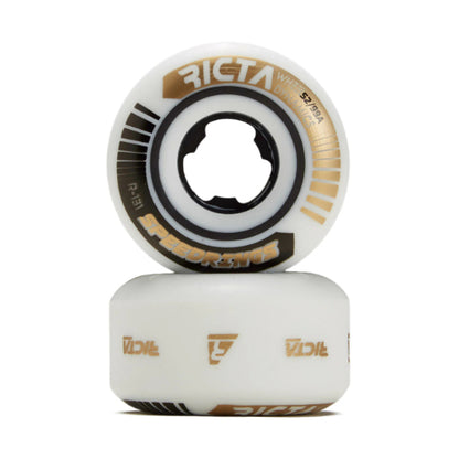 Ricta Speedrings Slim White / Gold Wheels - 52mm 99a