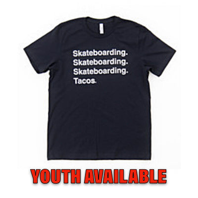 Tacos de Skateboarding - Camiseta